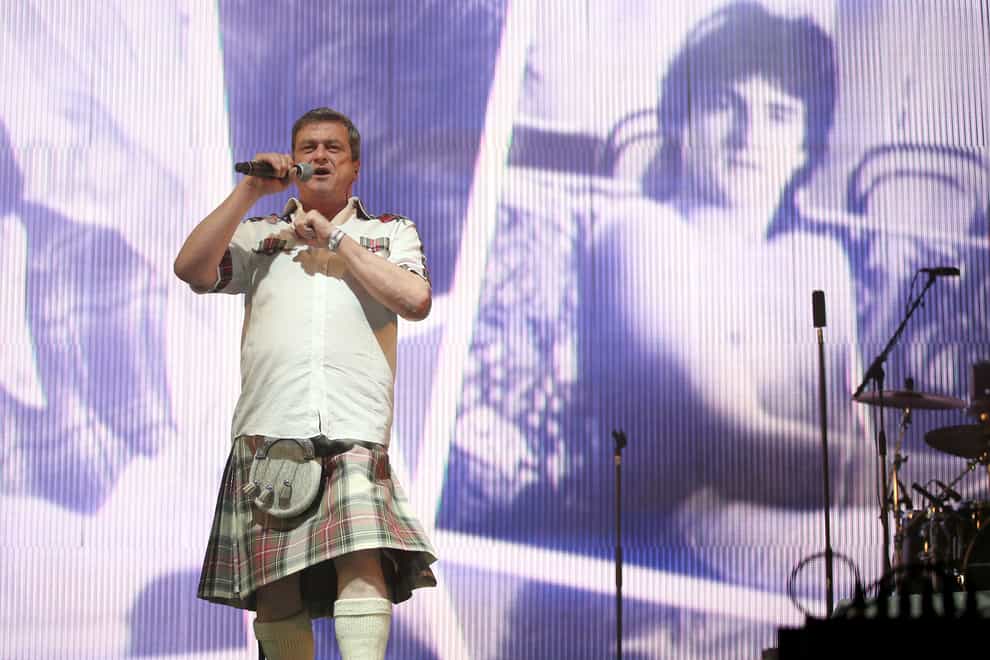 Les McKeown of the Bay City Rollers