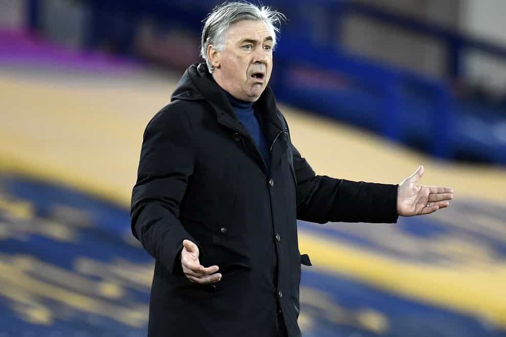 Everton manager Carlo Ancelotti