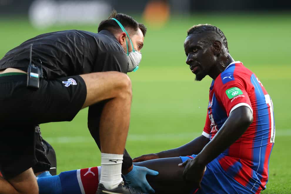 Crystal Palace’s Mamadou Sakho is among those who have returned to training
