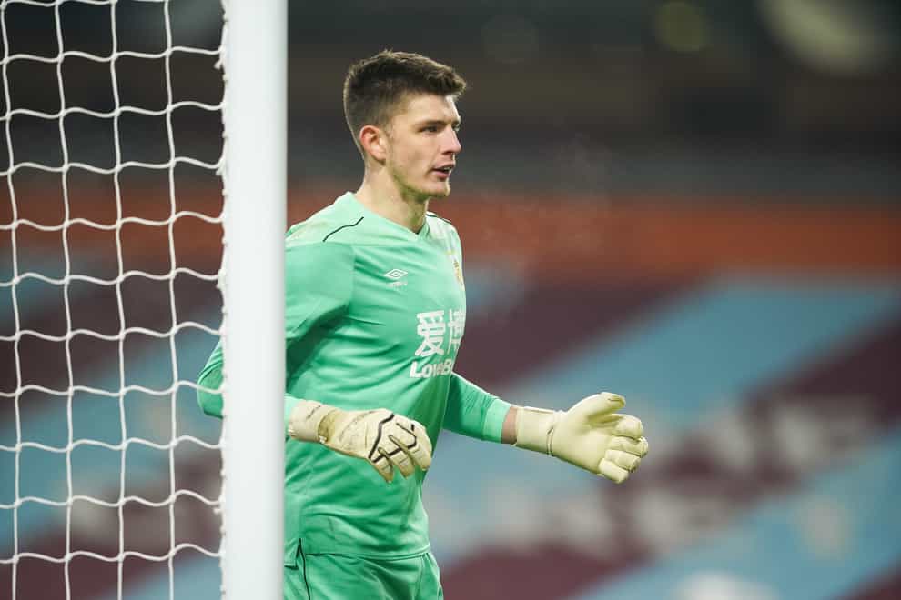 Nick Pope has missed Burnley's last two matches with a shoulder injury (Dave Thompson/PA)
