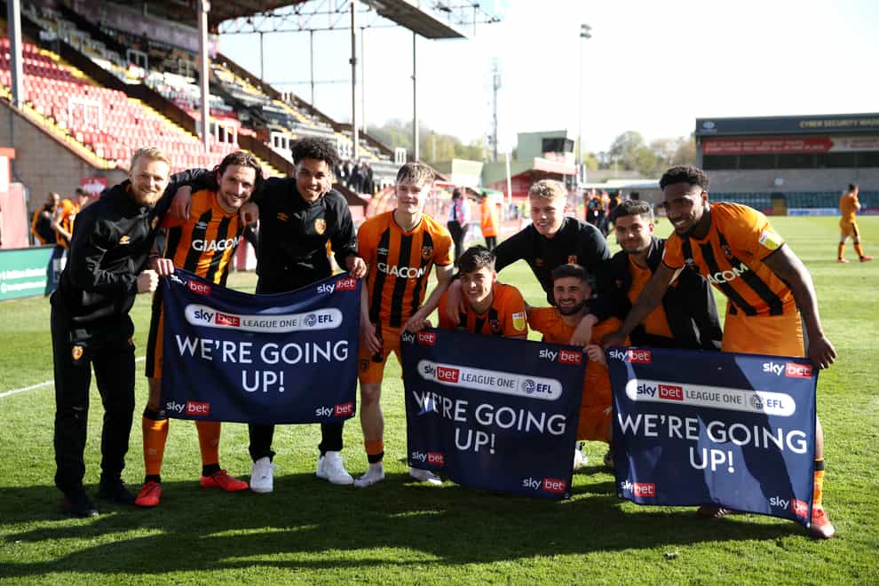Hull secured promotion to the Sky Bet Championship at Lincoln