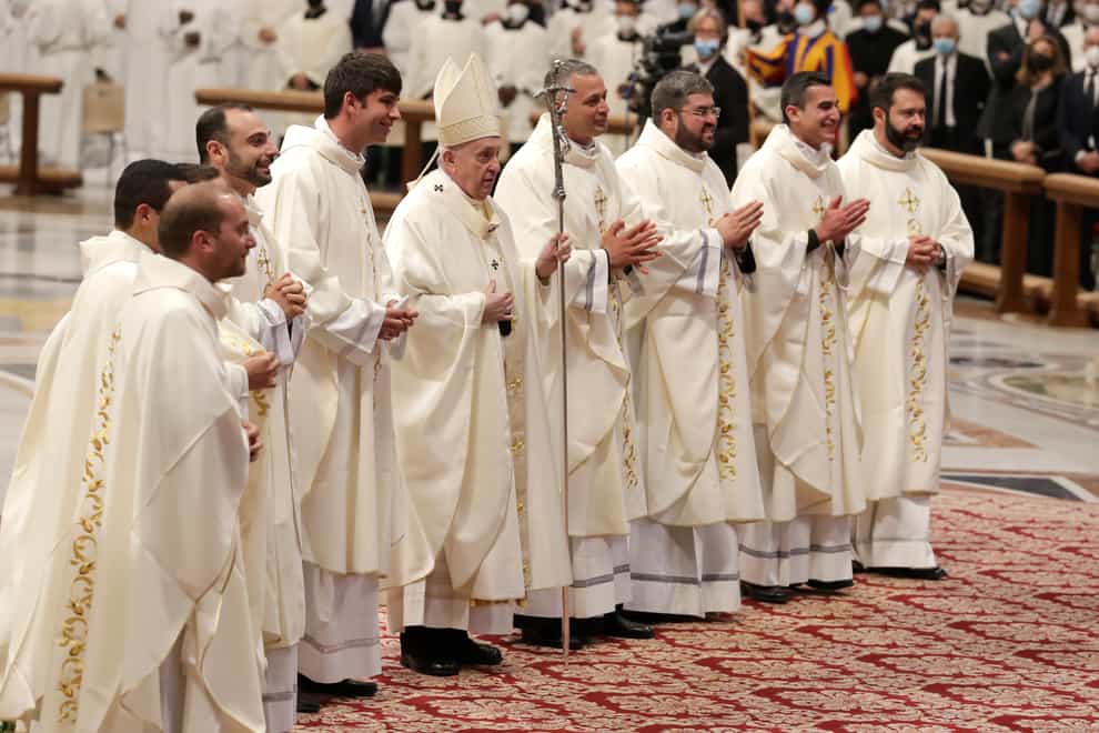Vatican Pope New Priests