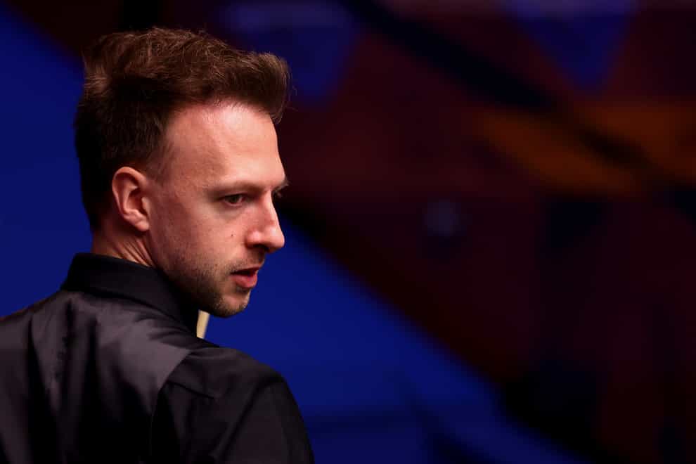 Judd Trump, pictured, got his nose in front against David Gilbert
