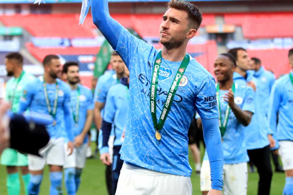 Aymeric Laporte set his sights on more trophies after winning the Carabao Cup