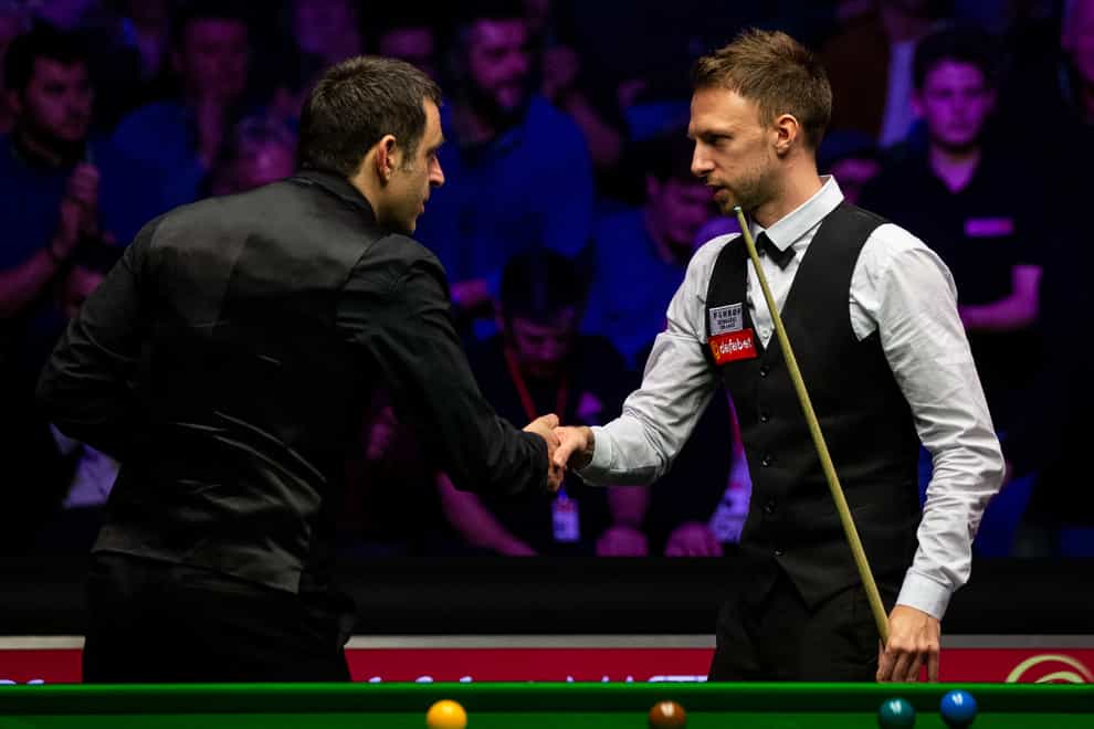 Judd Trump hopes he can one day take on Ronnie O'Sullivan in the Crucible final