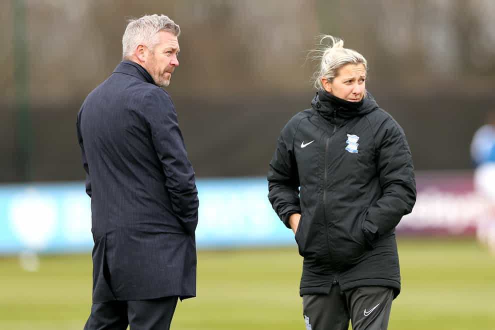 Birmingham City Women's manager Carla Ward only had 11 members of her squad in full training ahead of a derby clash
