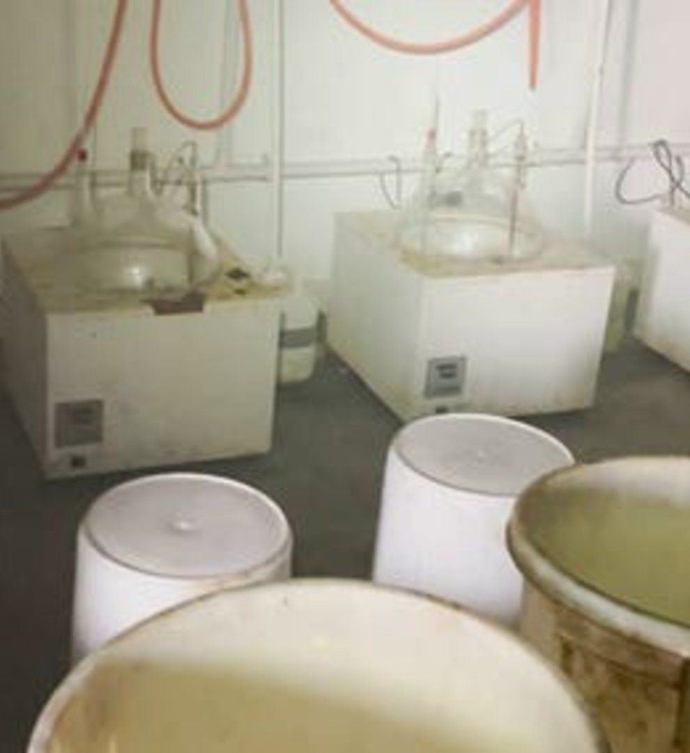 Handout photo of the industrial-scale laboratory