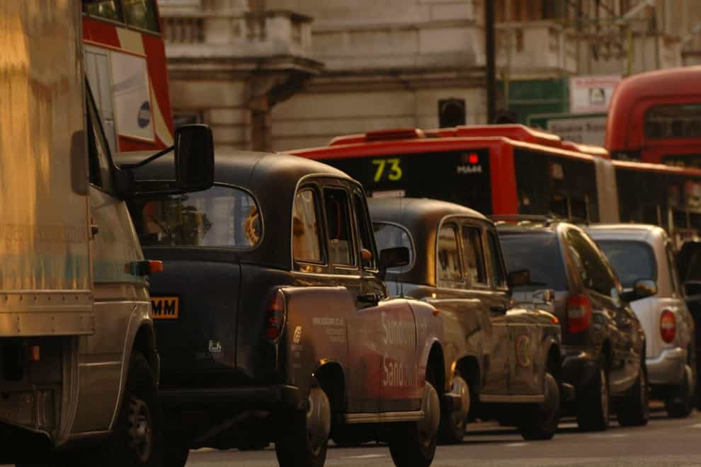 Heavy traffic in Westminster