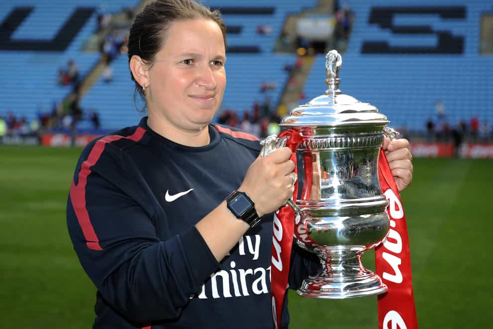 Laura Harvey won three titles and the FA Cup with Arsenal