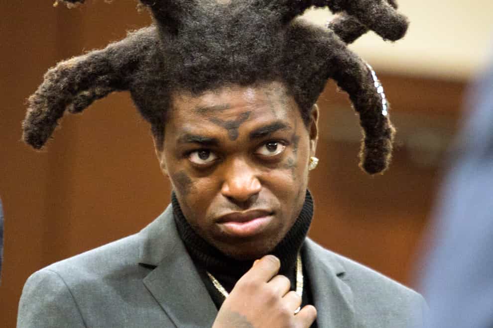 Rapper Kodak Black appears in court at the Florence County, South Carolina courthouse