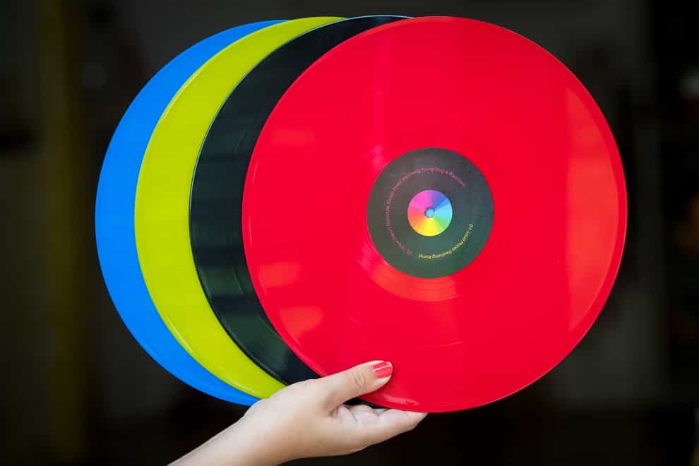 Vinyl records (Dominic Lipinski/PA)