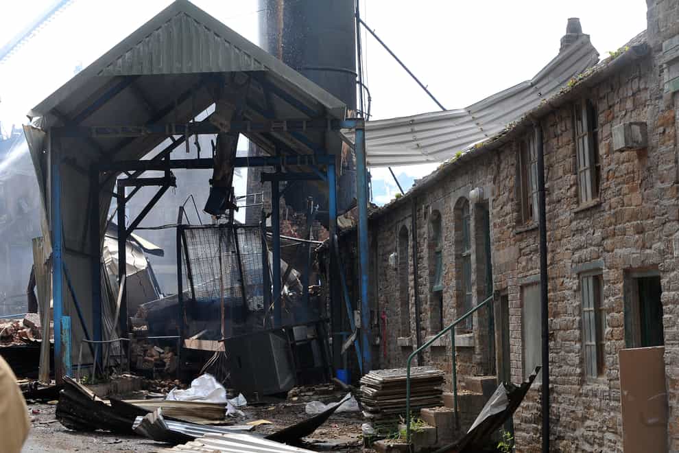 Bosley Wood Flour Mill explosion scene