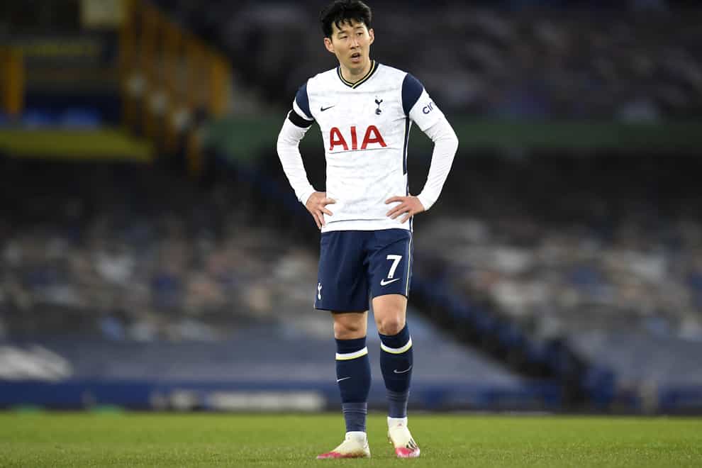 Tottenham’s Son Heung-min was abused on social media by six Manchester United fans