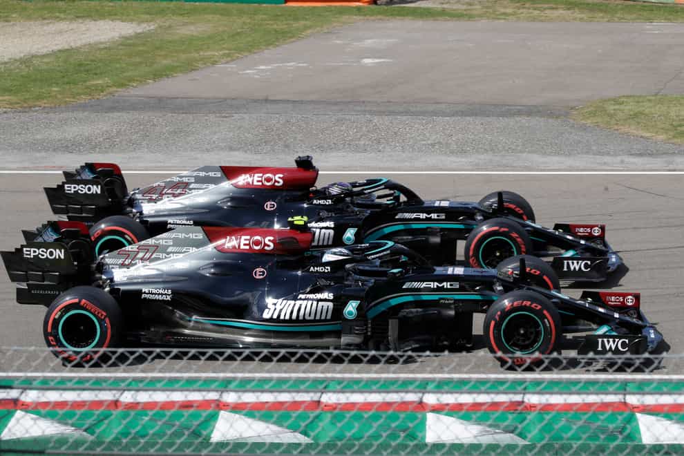 Valtteri Bottas finished fastest in the opening running in Portugal