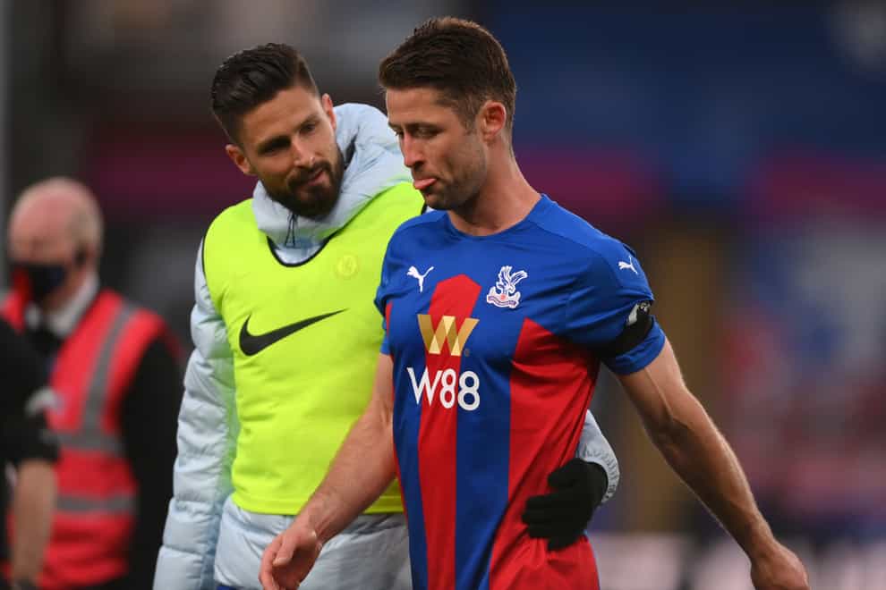 Gary Cahill missed Crystal Palace's defeat at Leicester