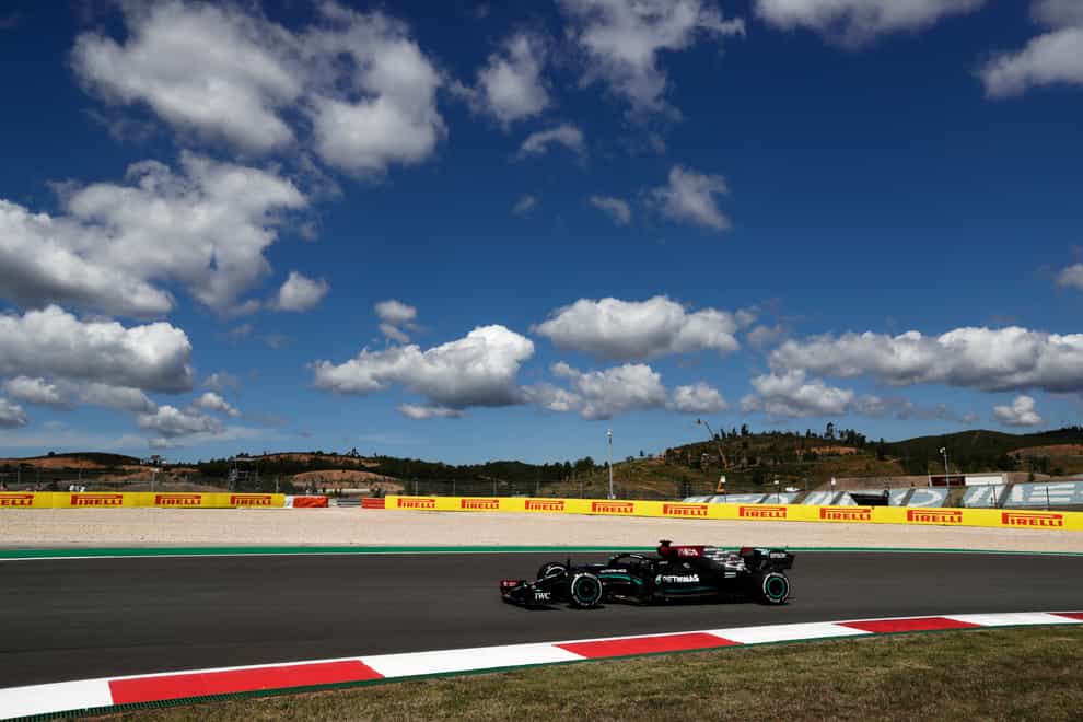 Lewis Hamilton finished fastest in second practice