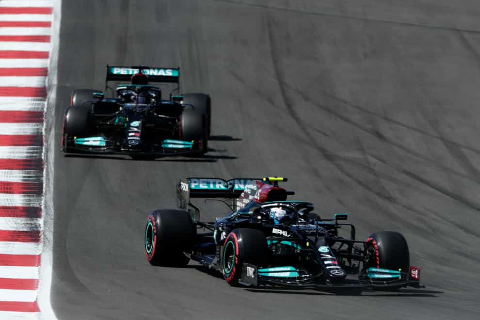 Valtteri Bottas will start the Portuguese GP ahead of Lewis Hamilton