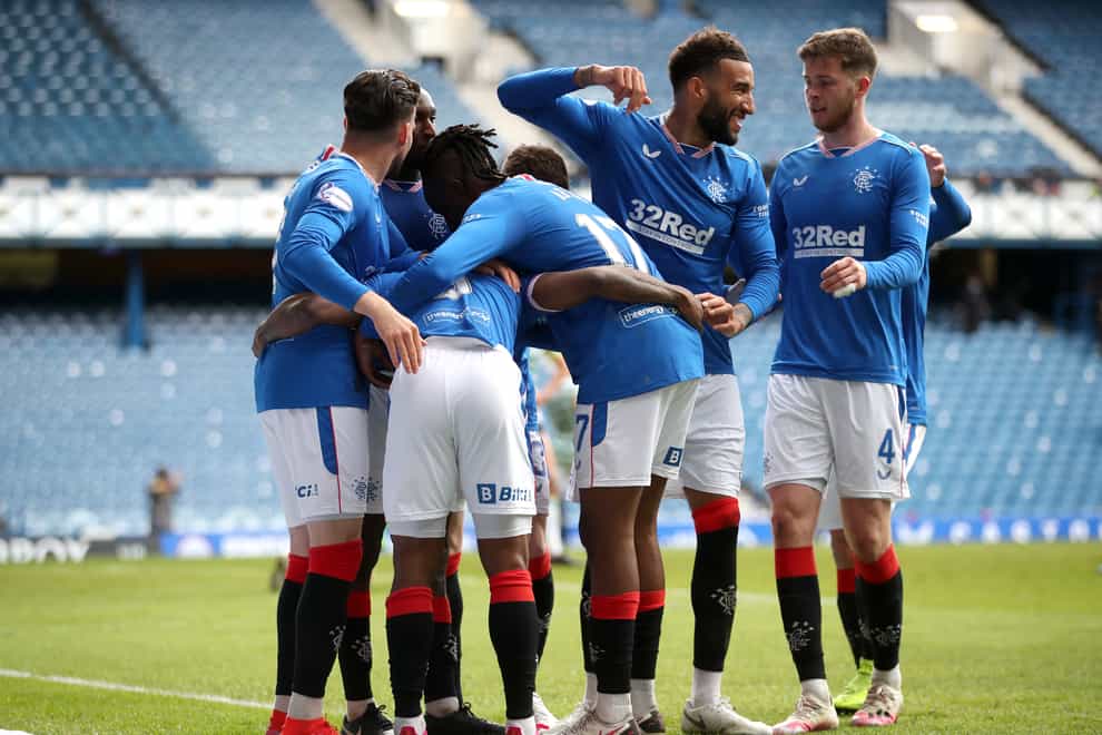 Rangers eased to a 4-1 victory over Old Firm rivals Celtic on Sunday