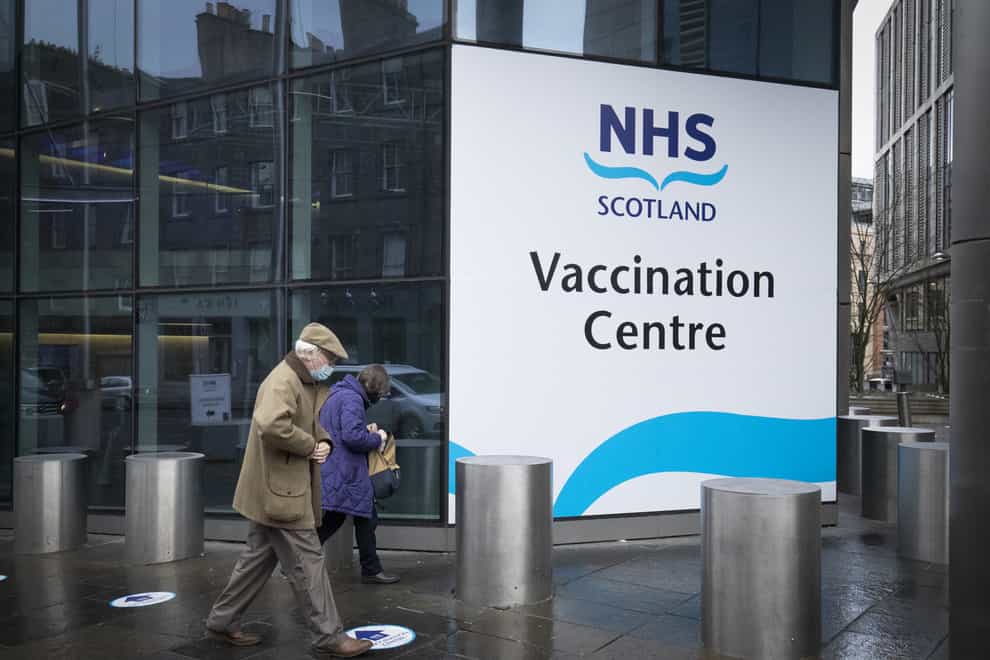 Vaccination centre Edinburgh