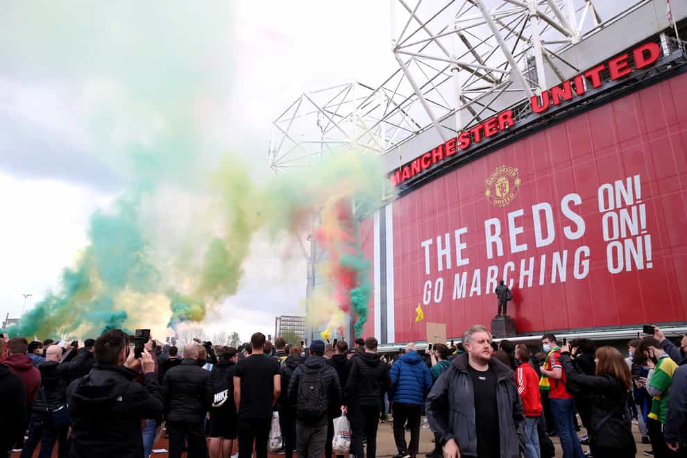 Manchester United fan protest