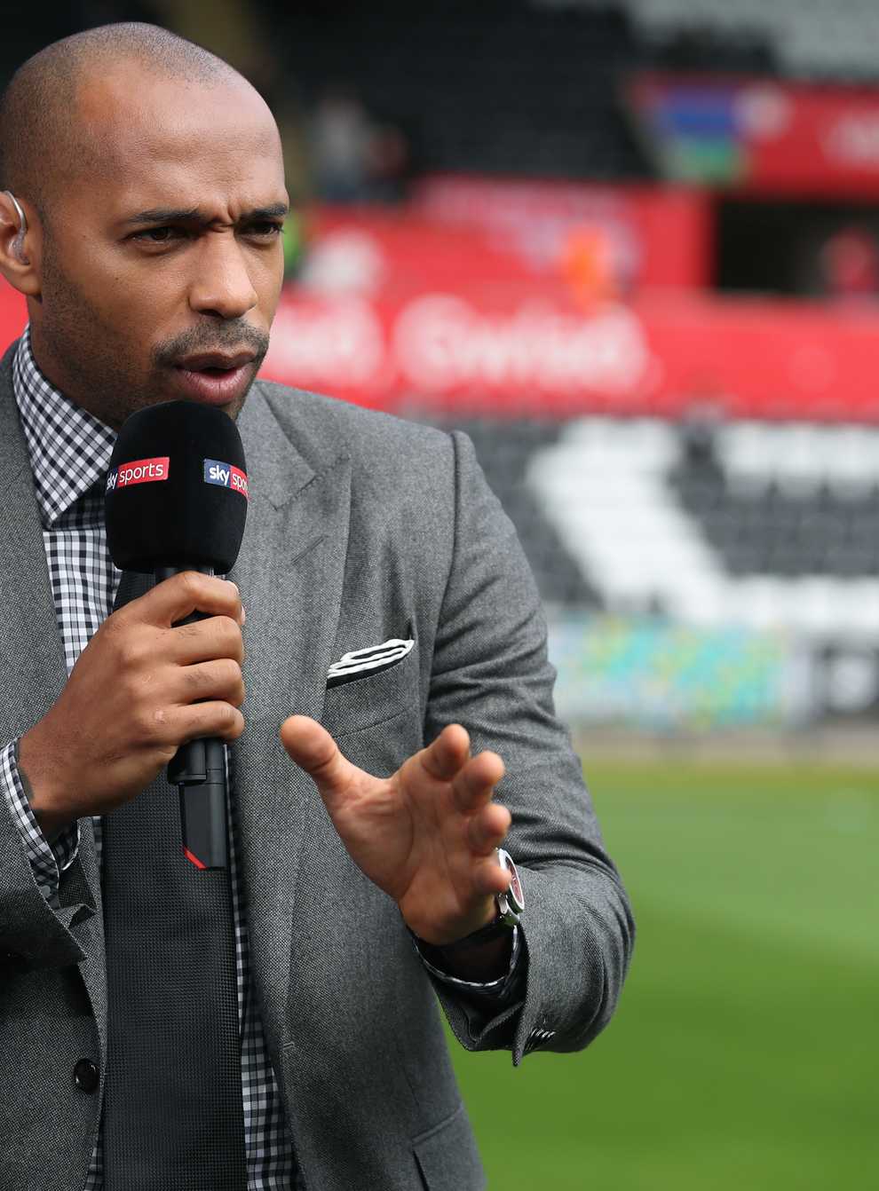 Thierry Henry taking to Sky Sports