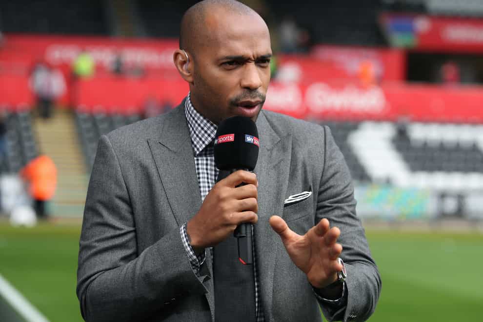 Thierry Henry taking to Sky Sports