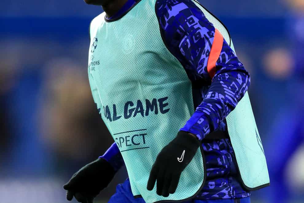 N'Golo Kante during a warm-up