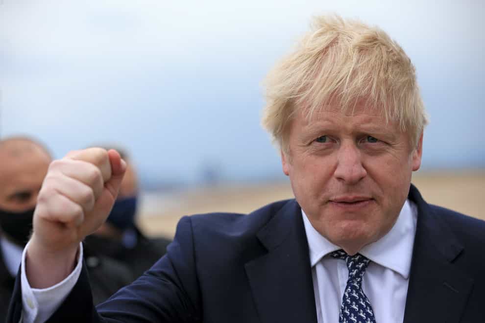 Prime Minister Boris Johnson spoke with European business leaders on a conference call