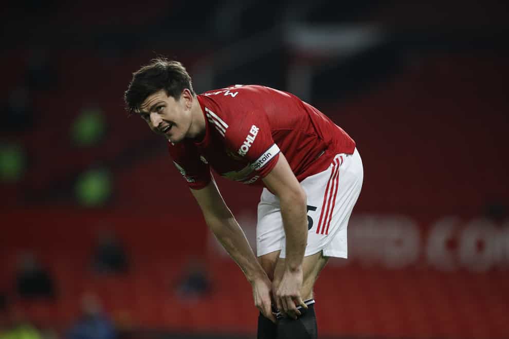 Manchester United’s Harry Maguire has played over 70 per cent of his minutes without a five-day rest period in between, new data from FIFPRO shows
