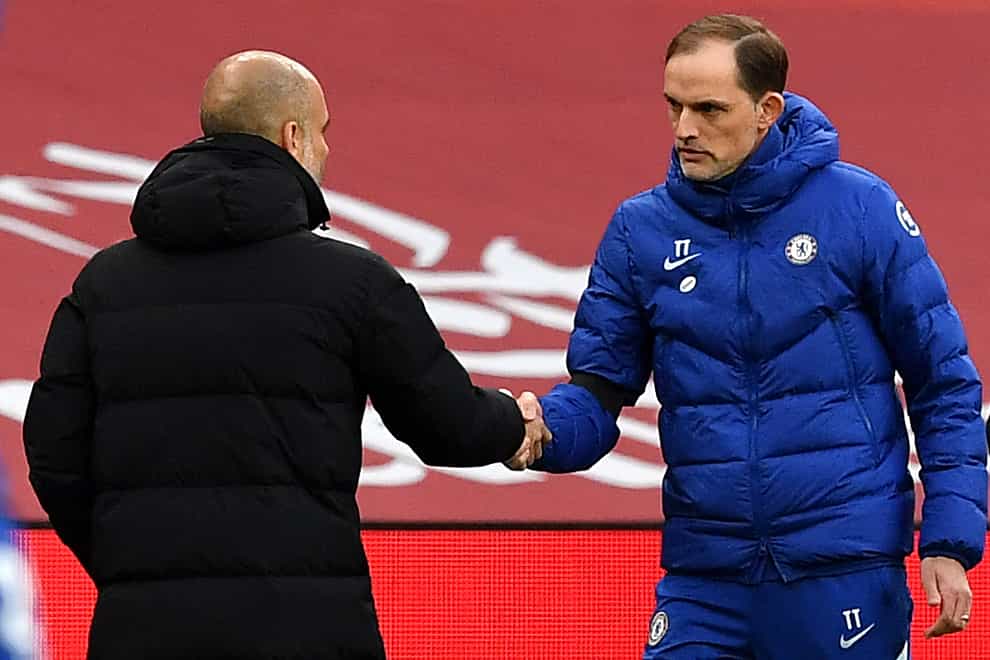 Pep Guardiola (left) and Thomas Tuchel will lock horns in Istanbul