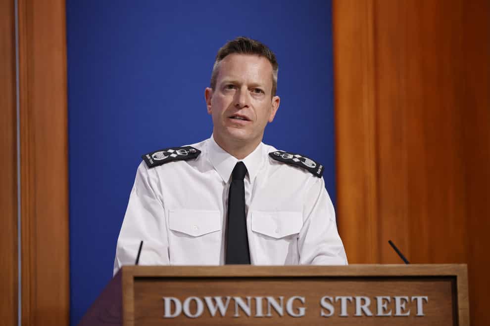 Director general of Border Force Paul Lincoln during a media briefing in Downing Street, London
