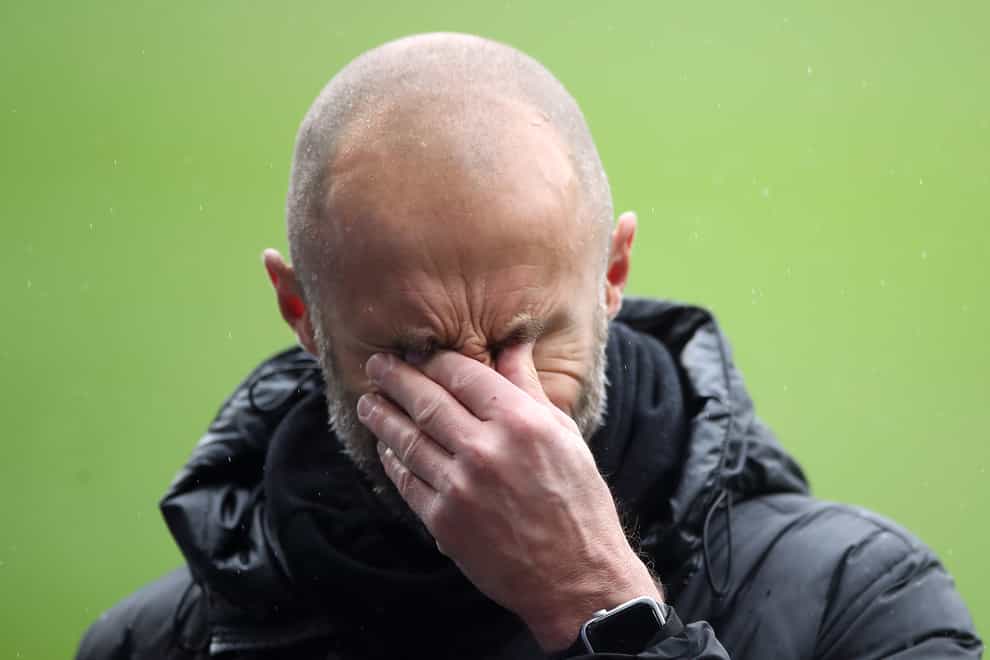 Paul Warne was left dejected by Rotherham's relegation