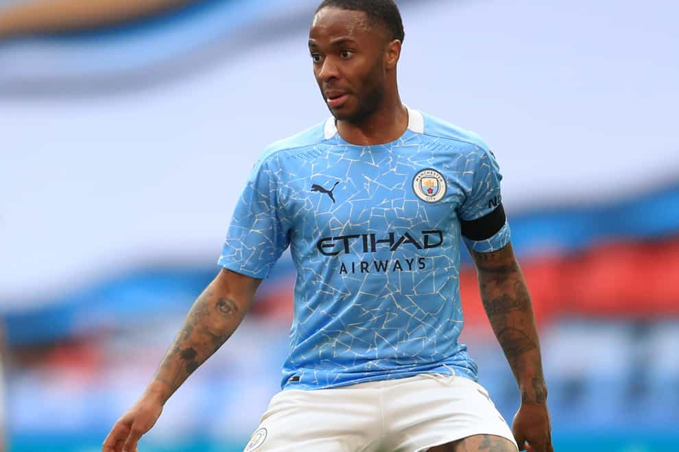Raheem Sterling was on target but it was not enough for Manchester City to clinch the title