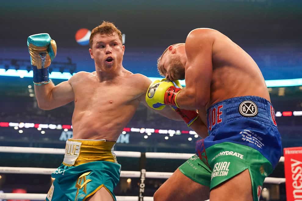 Saul 'Canelo' Alvarez was able to record another victory after Billy Joe Saunders was unable to continue following the eighth round