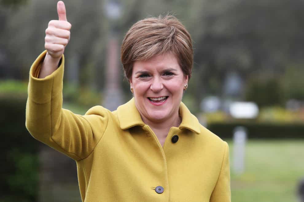 Scottish First Minister and SNP leader Nicola Sturgeon has spoken to Prime Minister Boris Johnson after her election win