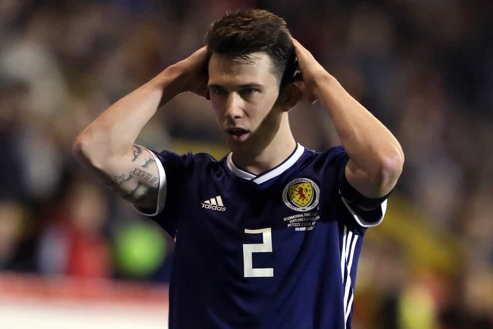 Scotland’s Ryan Jack shows his disappointment