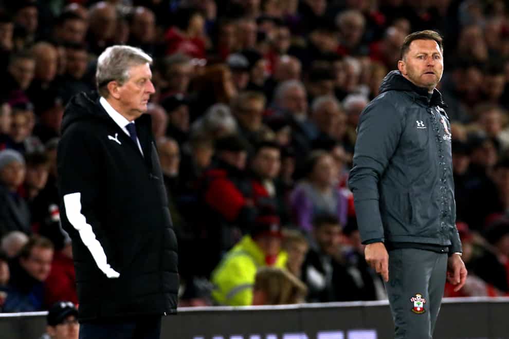 Crystal Palace manager Roy Hodgson received praise by Southampton boss Ralph Hasenhuttl ahead of their latest meeting at St Mary's