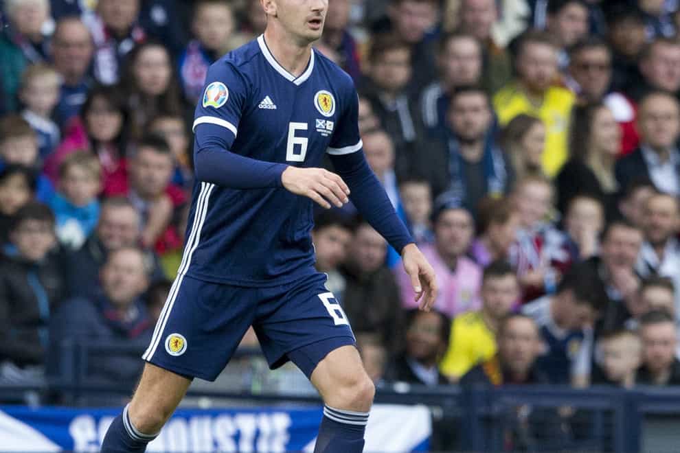 Kenny McLean will play no part for Scotland at Euro 2020