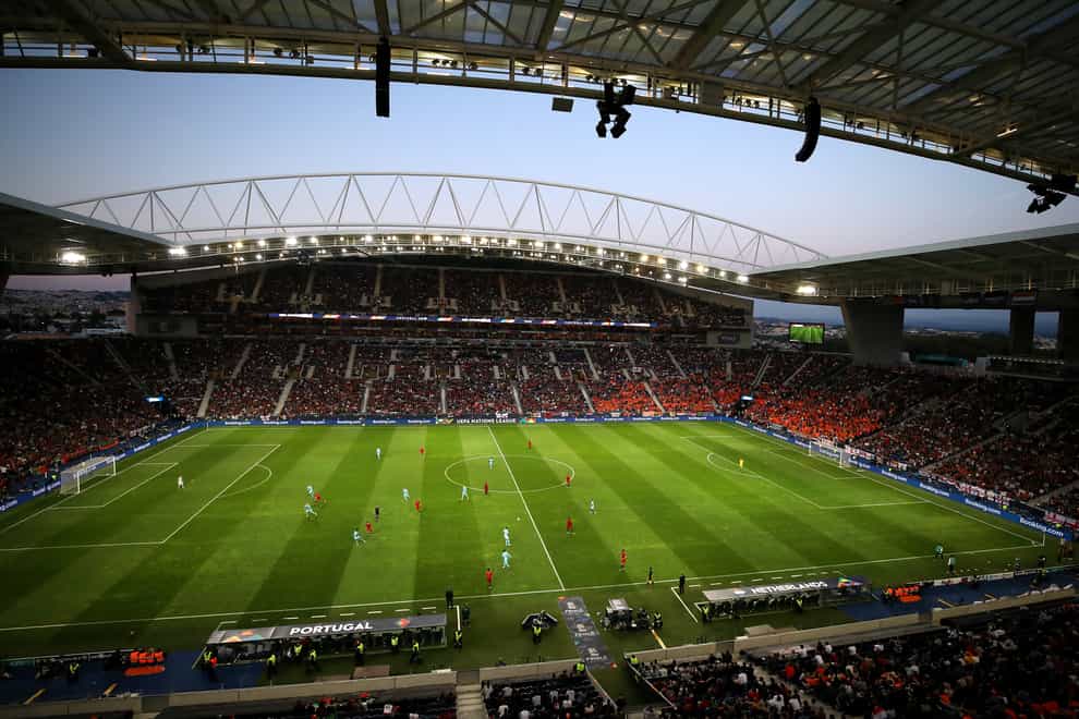The Estadio do Dragao in Porto