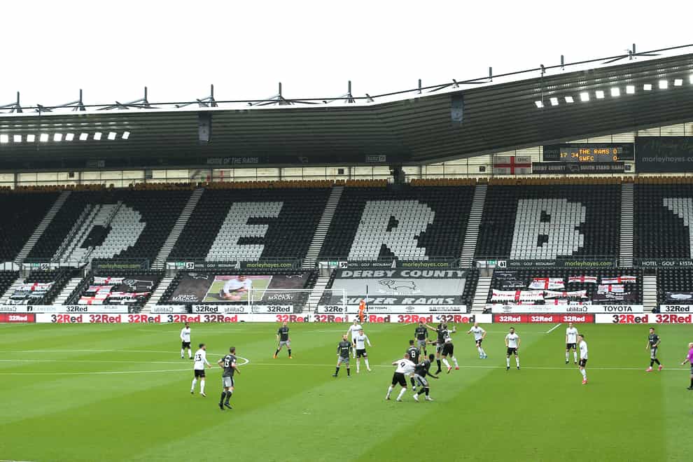 A general view of Pride Park