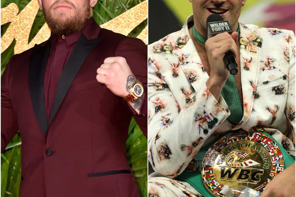 Conor McGregor and Tyson Fury feature in Tuesday's social