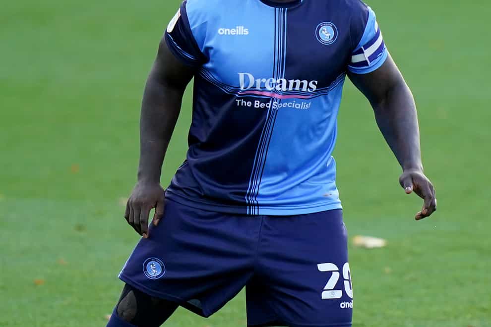 Wycombe striker Adebayo Akinfenwa