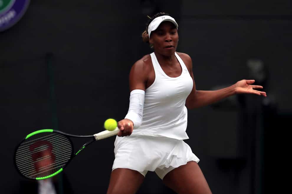 Venus Williams in action