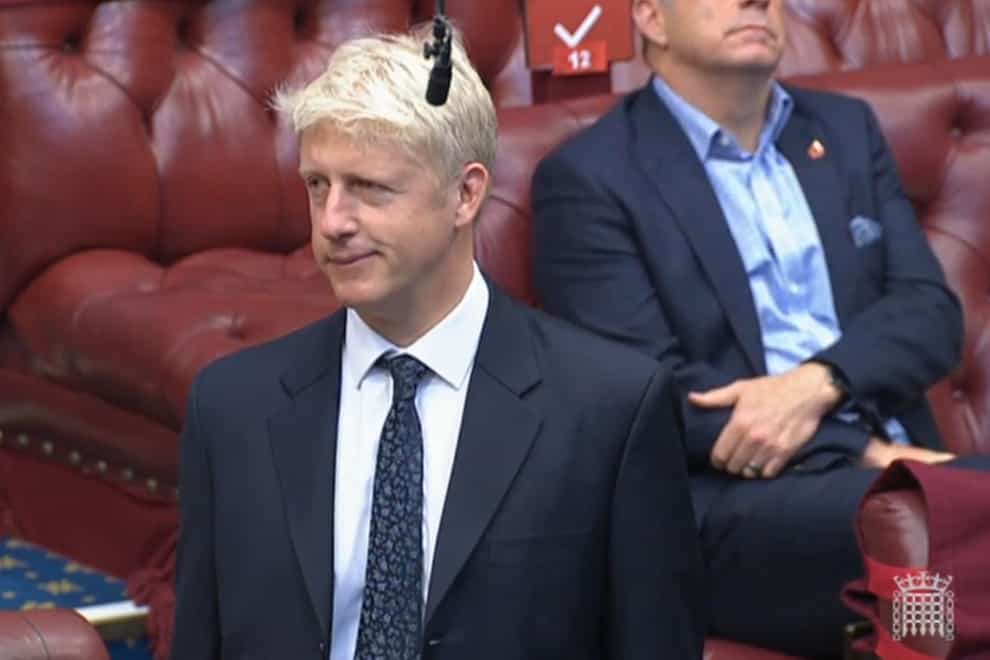 Jo Johnson takes seat in Lords