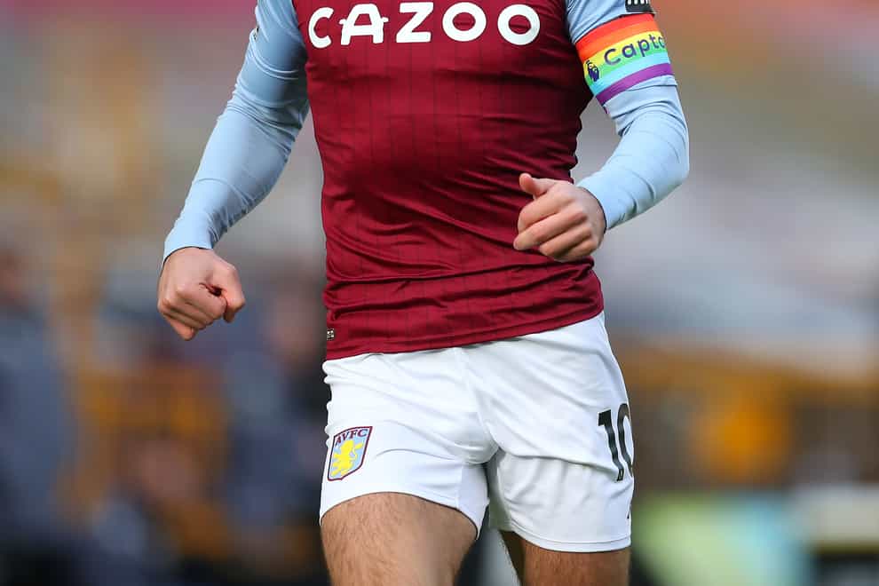 Jack Grealish in action for Villa