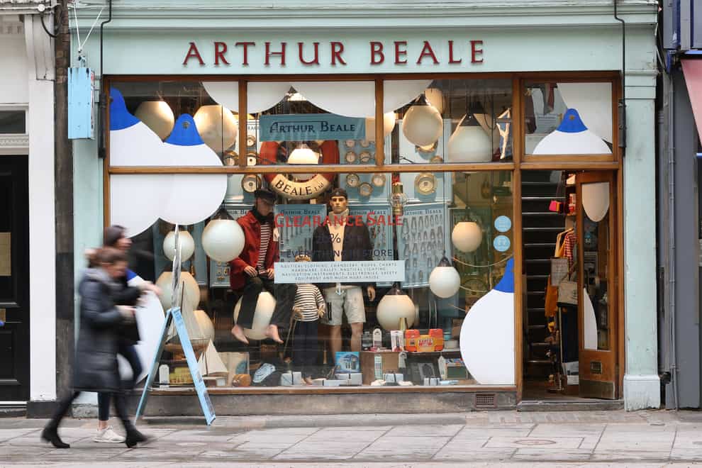 Arthur Beale store