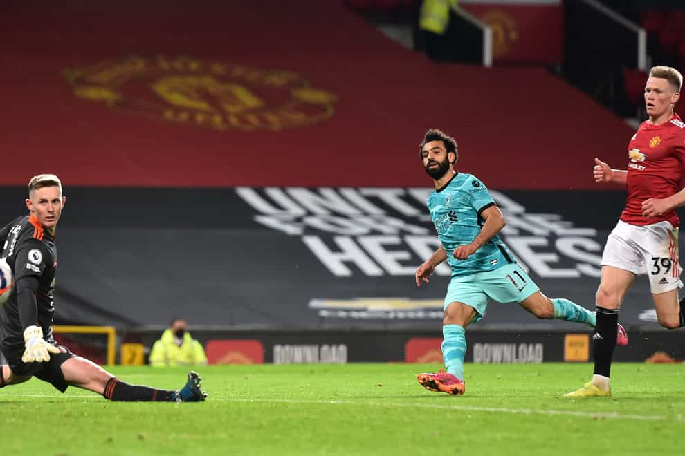 Mohamed Salah scores Liverpool's fourth goal