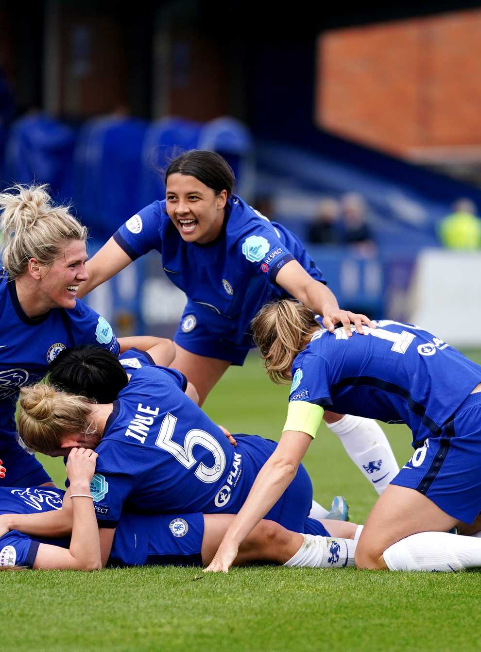 Chelsea reached the Women's Champions League final after getting past Bayern Munich in the semis (John Walton/PA).