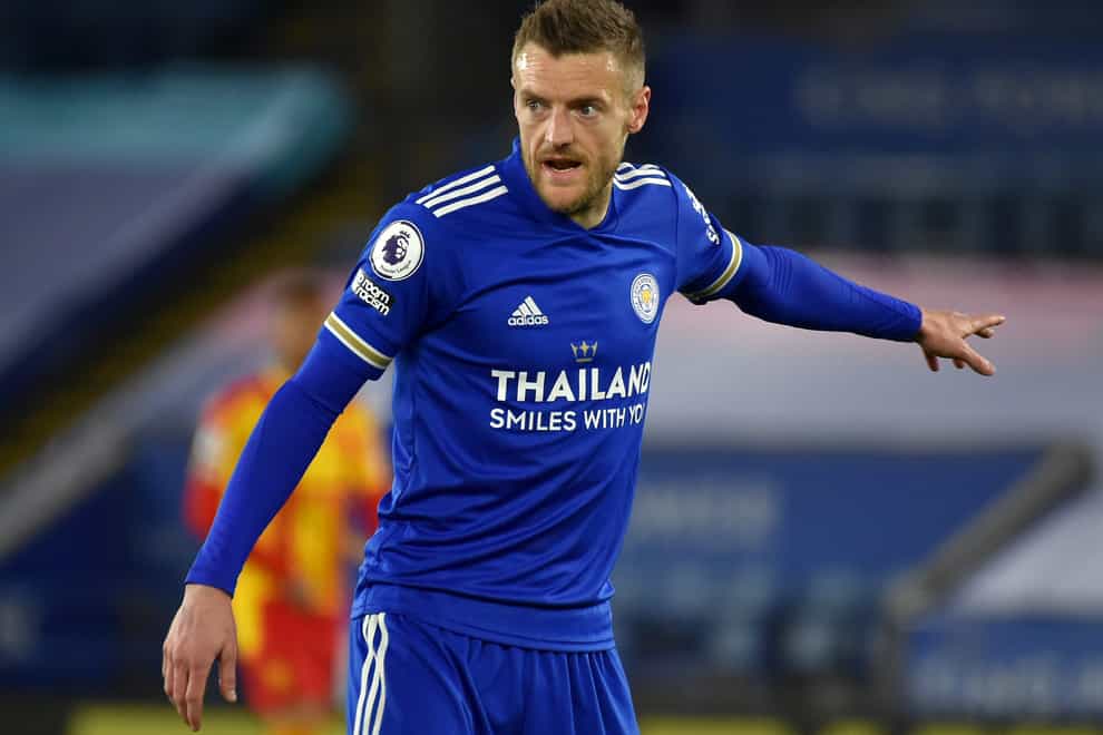 Jamie Vardy is aiming to add the FA Cup to his Premier League title