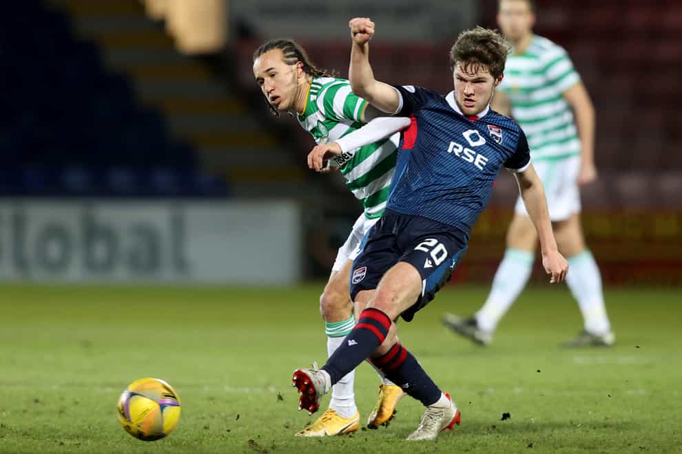Blair Spittal (right) in action for Ross County